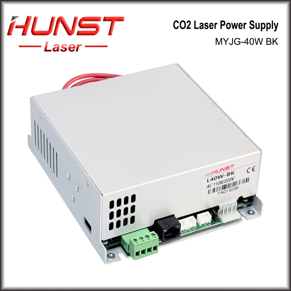 Hunst MYJG-40W CO2 Laser Power Generator 110V/220V With LCD Port Display Current for 40W Laser Engraver