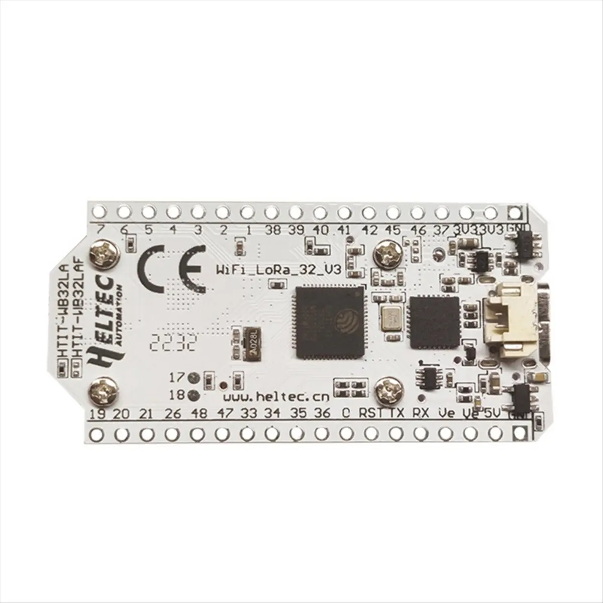 

(ABGQ) ESP32-S3 LoRa32 Development Board 0.96 Inch Screen SX1262 Dual-Core Processor BT WiFi Support for Arduino Module