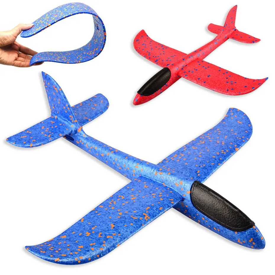 EPP Foam Hand Throw Airplane Outdoor Launch Glider Plane Kids Gift Toy 35/48CM Interesting Toys Easy to Fly Safety Design Jet