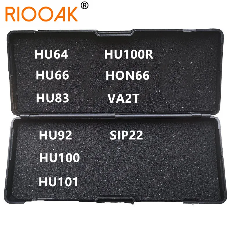 Lishi 2 in 1 2in1 Tool HU64 HU66 HU83 HU92 HU100 HU101 HU100R HON66 VA2T SIP22 locksmith tool for car key