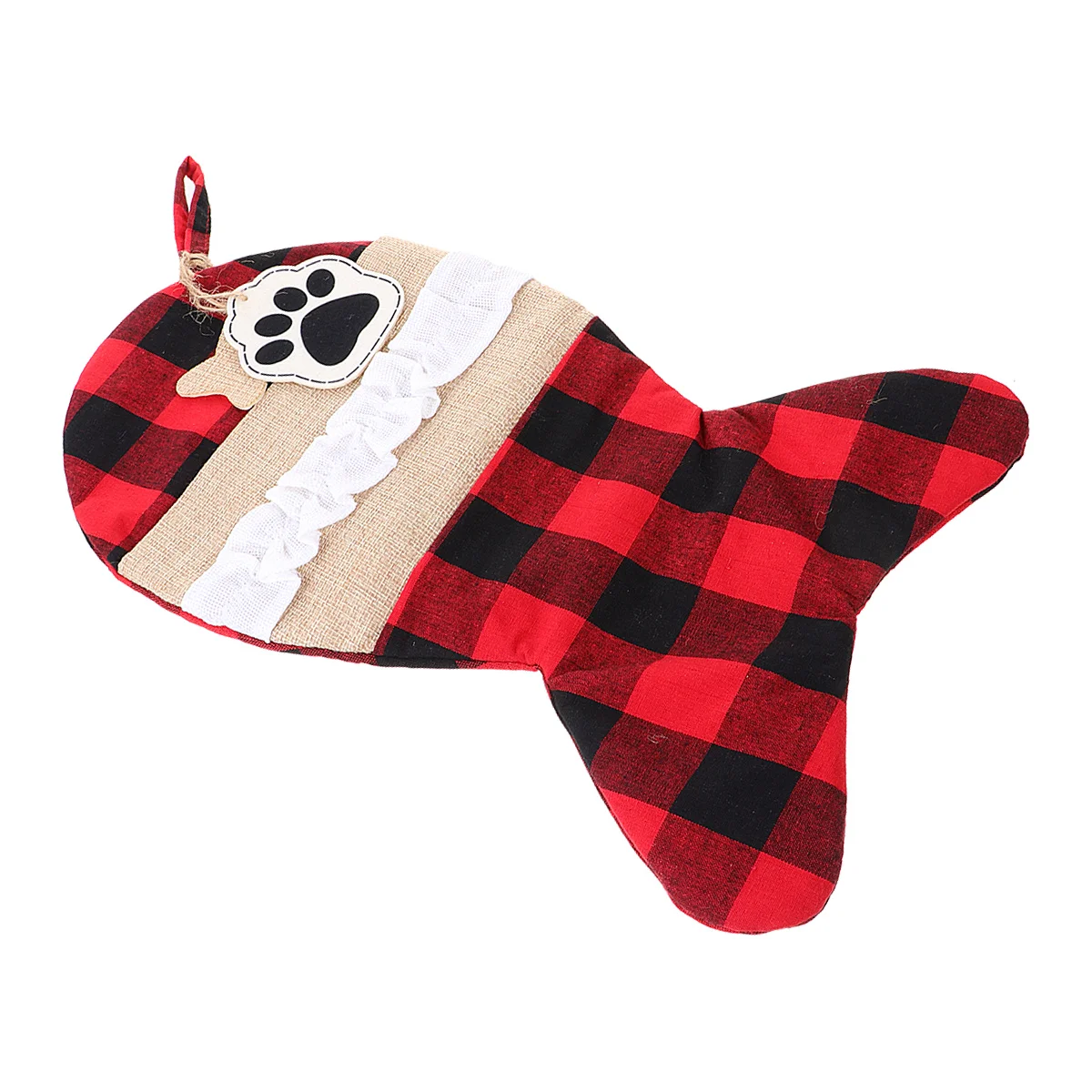 

1Pcs Pet Sock Gift Pouch Cute Christmas Bag for Gifts Candies Storage Home Fireplace Tree Decoration Present Bag