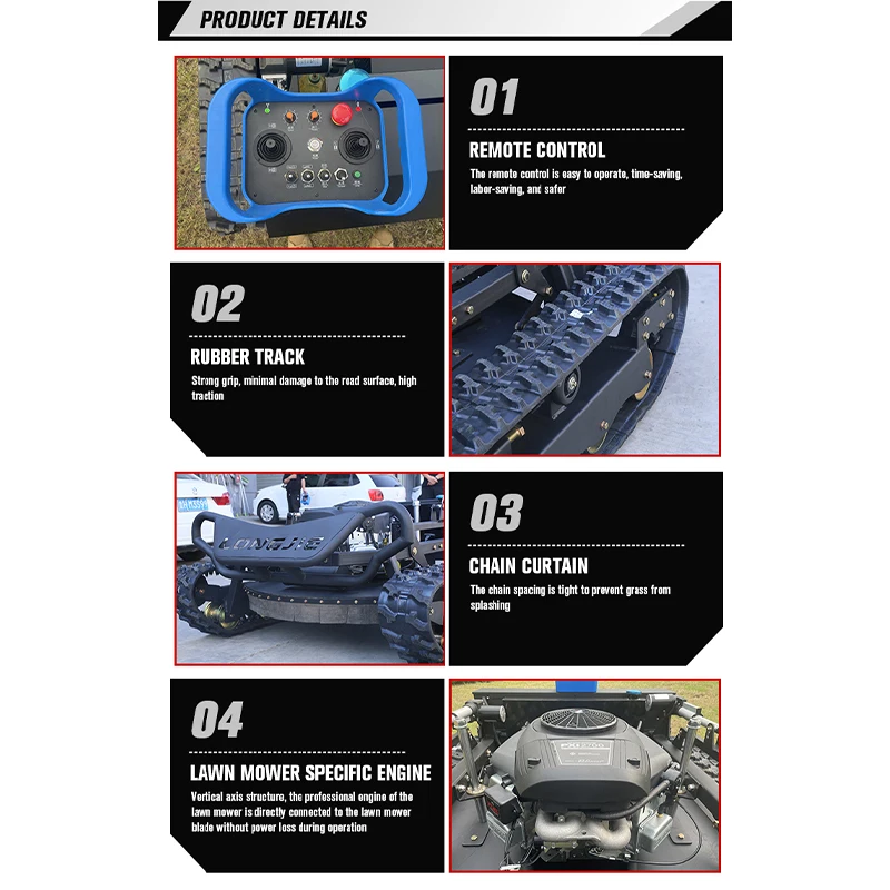 عالية الكفاءة الملاحة المستقلة جزازة العشب اللاسلكية DIY جزازة الصف الصناعي مع سعر المصنع للبيع