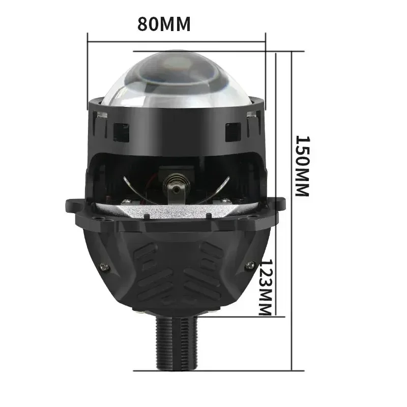 

For Direct High Beam Cannon Headlights, New Car LED Headlights, Dual Lamp Cups, Spotlight Cross Border New K112 Laser Lens