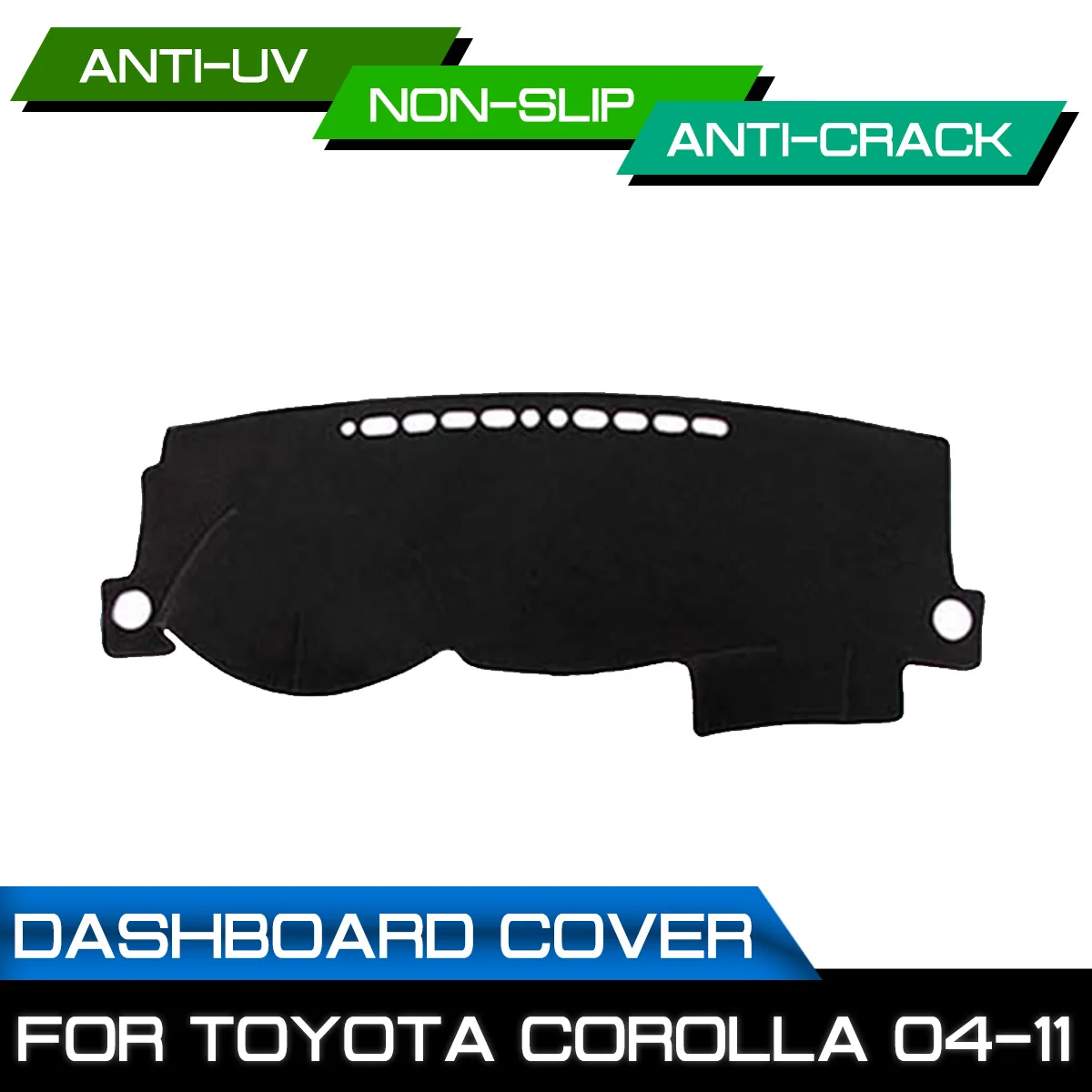 

Коврик для приборной панели автомобиля, нескользящий коврик для приборной панели с защитой от ультрафиолета для Toyota Corolla 2004 2005 2006 2007-2008