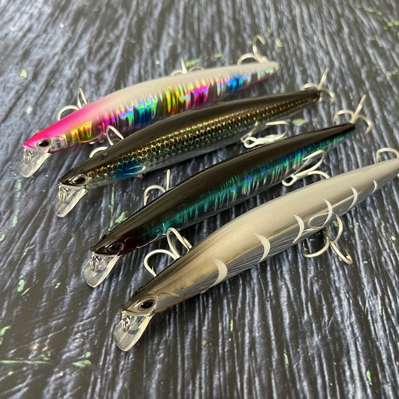 1Pcs 145mm 26g Sinking Minnow Fishing Lures Wobbler Long Casting Seabass Trout Carp Artificial Bait Jerkbait Fishing Accessories