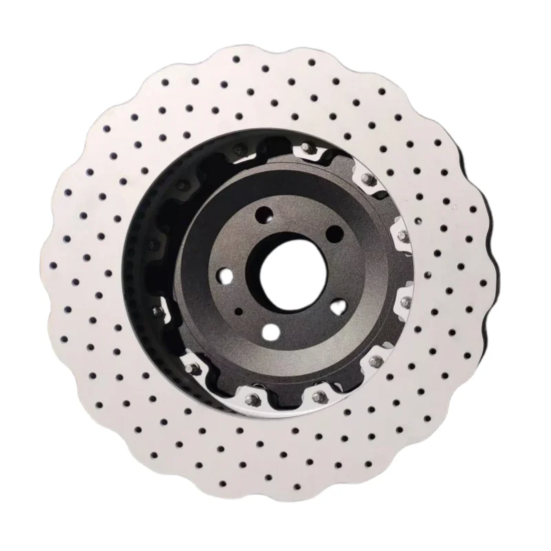Front Brake Rotor Vent and Floating Brake Disc Lace Cutting Car Autoparts for audi OE#4G0615301E 390*36mm
