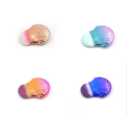 Hot 1Pcs Shell Nail Art Dust Brush Tools File Nail Art Care for Manicure Pedicure Soft Remove Dust Angle Clean Brush