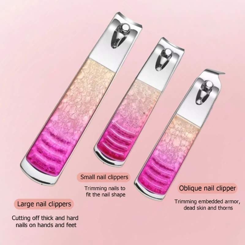 Manicure T4MB, pedicures, unghie, toelettatura professionale, strumenti per cura delle unghie con custodia da