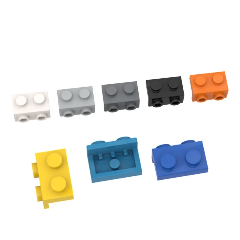 Rainbow Pig MOC Parts 99781 Bracket 1 x 2 - 1 x 2 Compatible Bricks DIY Assmble Building Blocks Particle Kid Puzzle Brain Toy