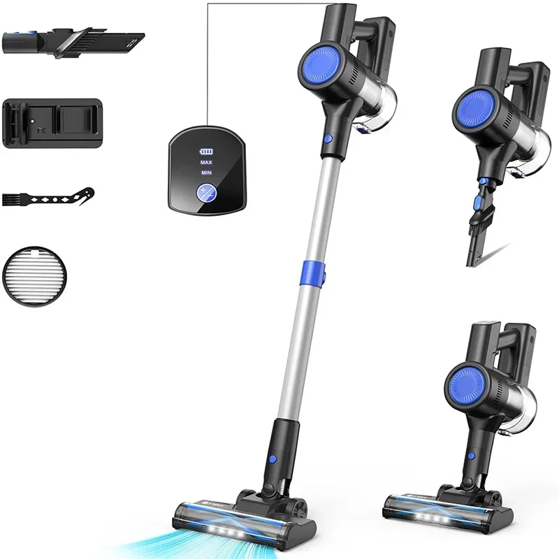 004 Best Powerful Brushless Motor Portable Wireless Wall Mounted Cordless Rechargeable Vacuum Cleaner