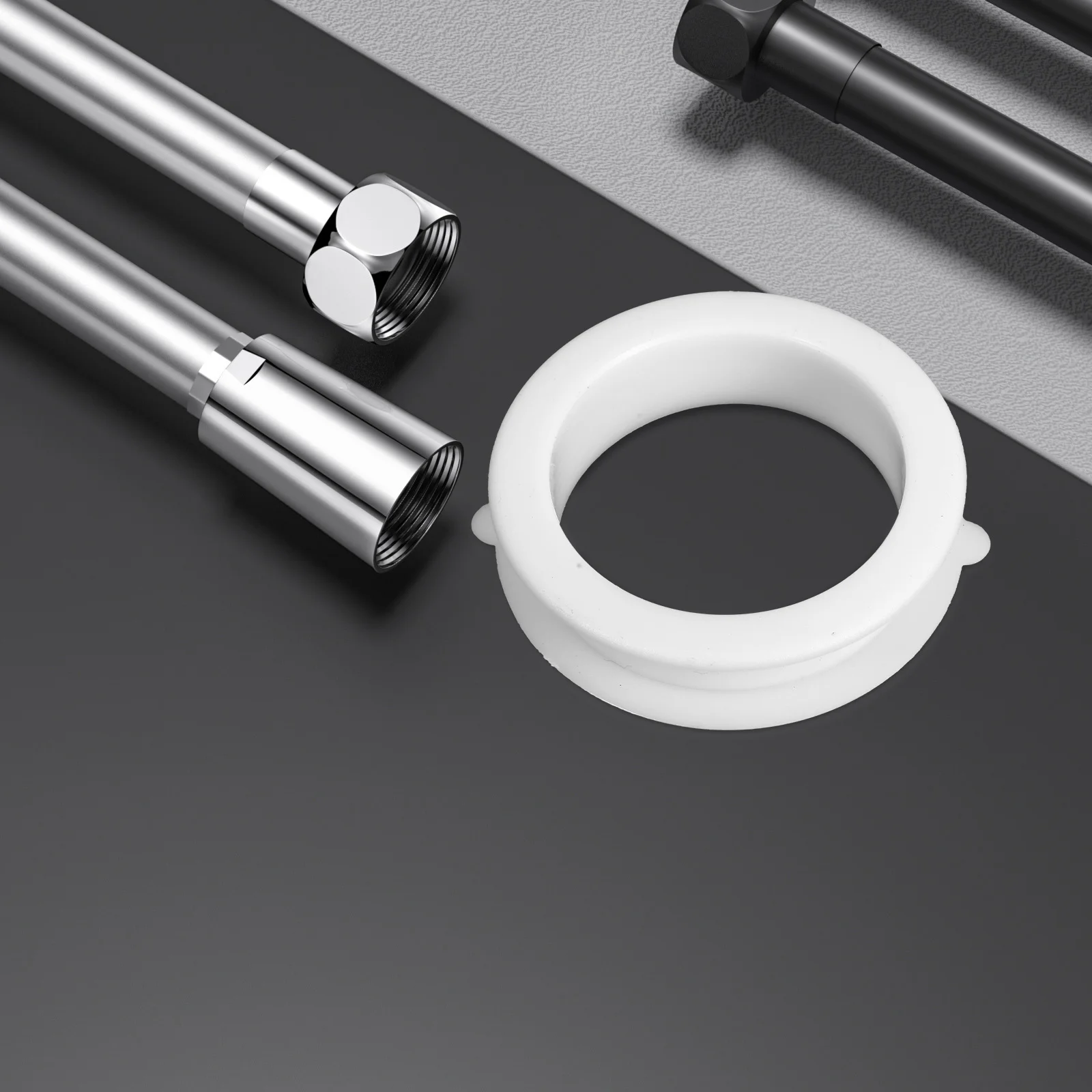 

10Pcs Sealing Ring White Plastic Decorative Pipe Cover Waterproof Hose Flange Collar Kitchen Heating Water Pipe Concealer