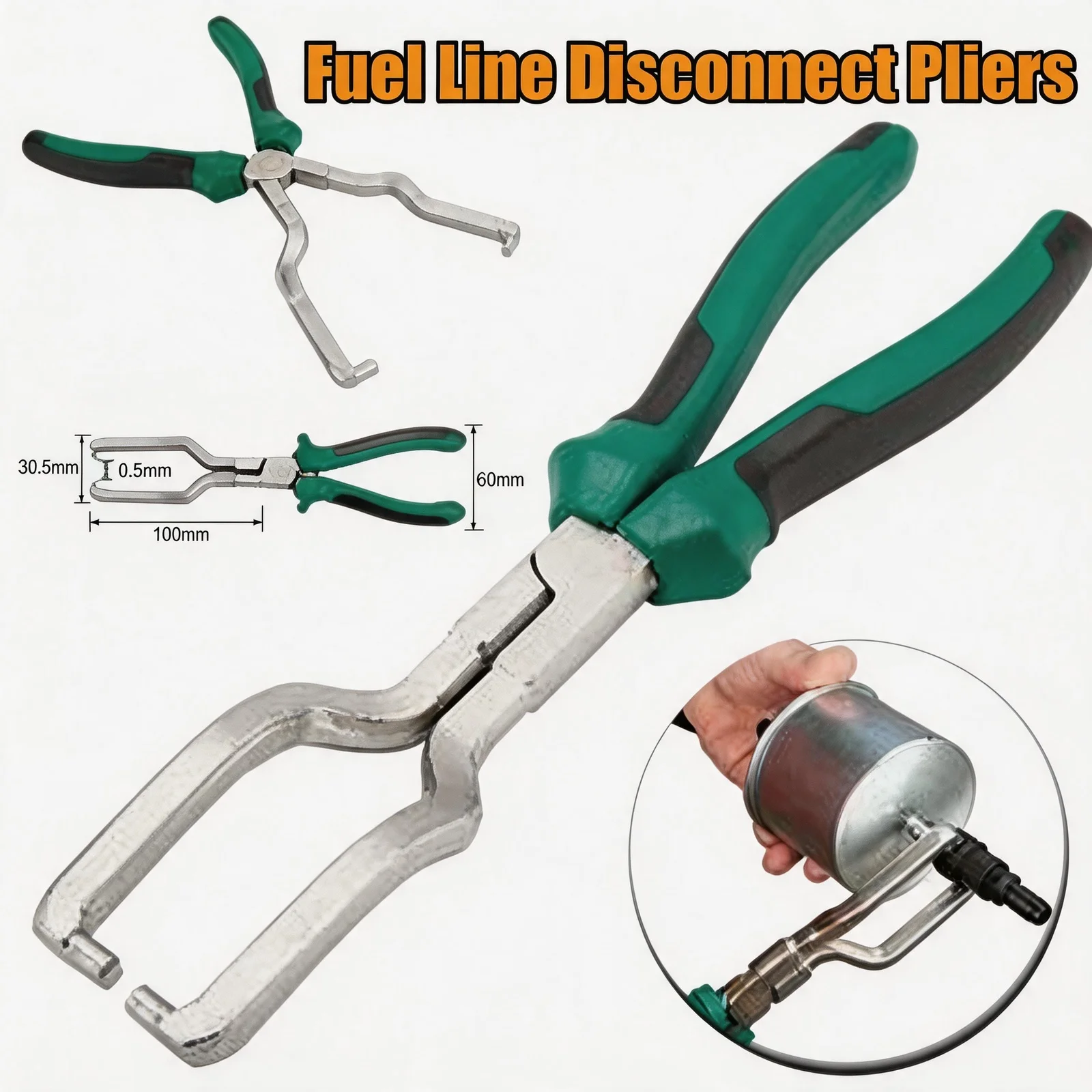 

Gasoline Pipe Pliers Professional Oil Tubing Joint Filter Caliper Connector Disassembly Tools Quick Removal Pliers Clamp Repair