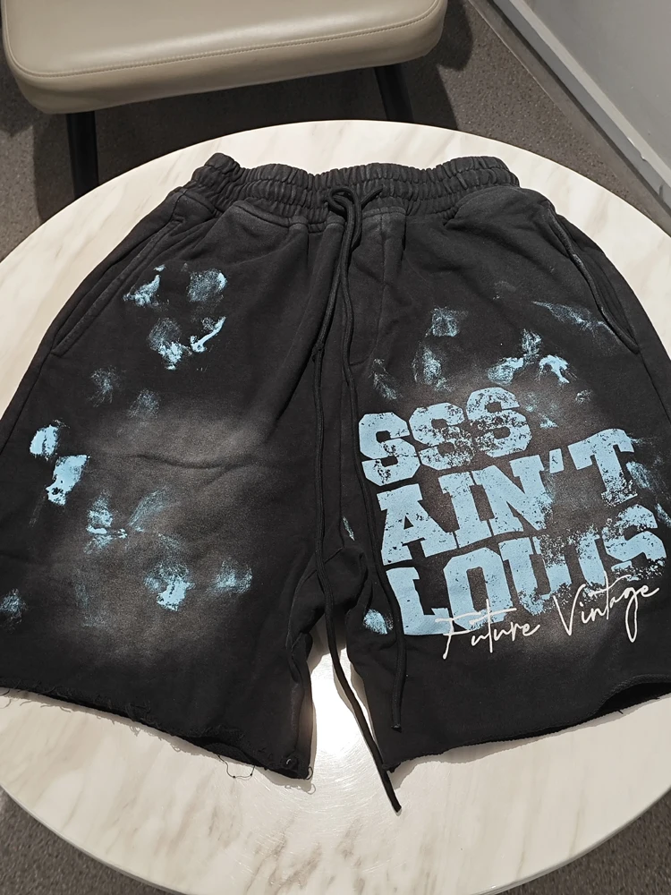 

Saint Louis fiti Waed American High Street Sport Casual orts Five Parts Women's Dyeing And Painting orts Youth Summ...