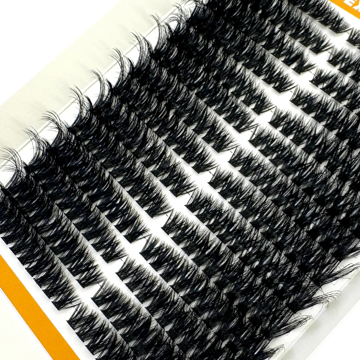 14列80Dふわふわまつげクラスター 厚みのあるボリュームま - Eyelash Extension Volume Cat Eye のレビューと価格