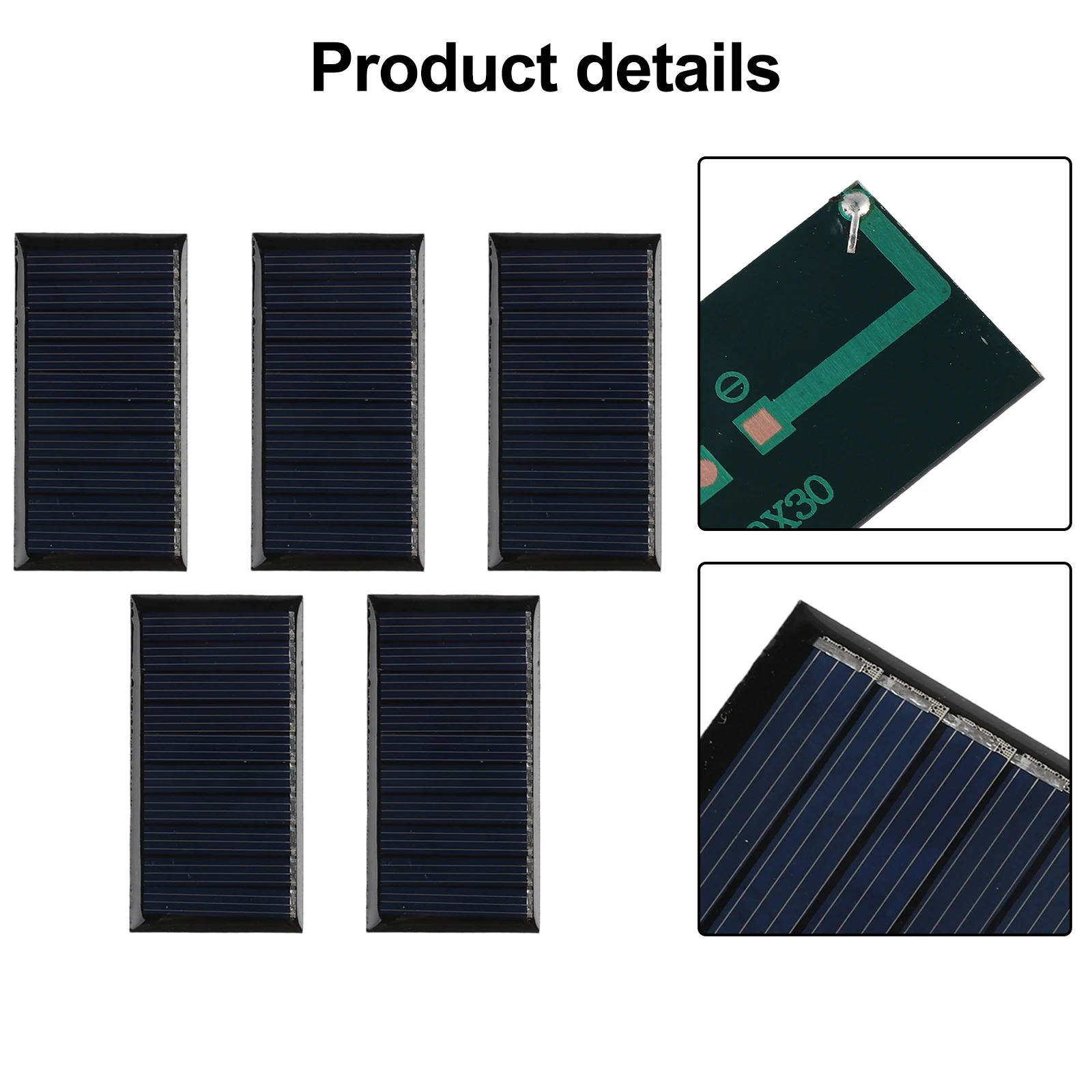 

Зарядные решения для солнечных батарей 3,7 В. Легкий дизайн. Солнечные панели из поликремниевого материала. Рабочий ток 0–50 мА.