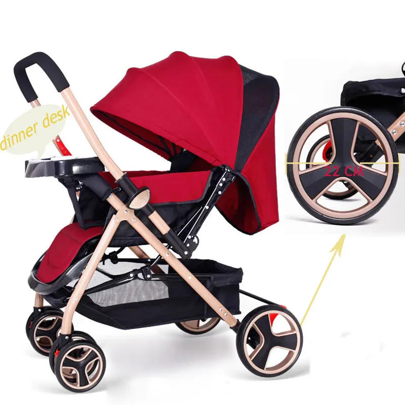 

Newborn Convertible Handle High Landscape Portable Folding Baby Stroller Lightweight Pram Travel Pushchair Buggy Car