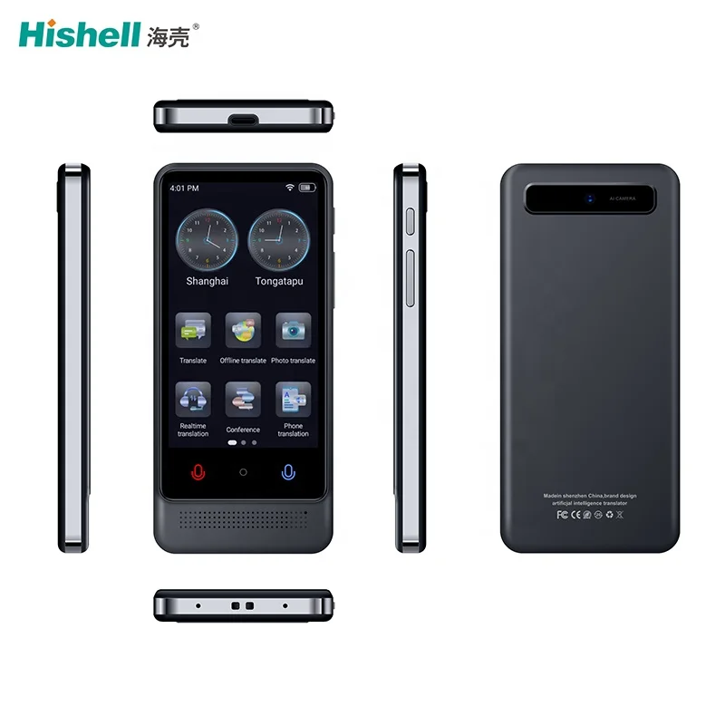 

137 Online Real Time Translate Large Screen 22 Offline Languages Voice Translator Support Photo Recording Translation M12