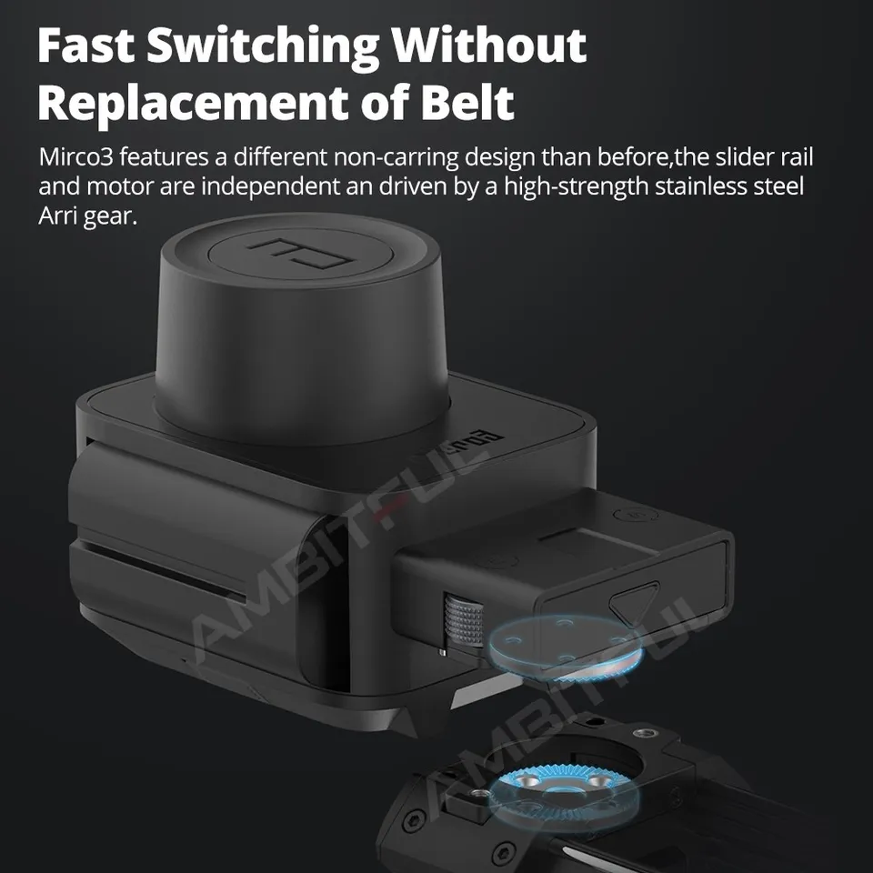 ZEAPON Micro 3 M500 M700 M1000 E500 E700 E1000 Motorized Slider