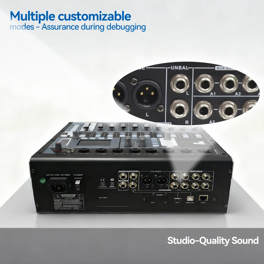 レブCUSTOM AUDIO JAPAN custom mixer Paulkitson MX8812 Console Mixer Professional Stage Performance 12