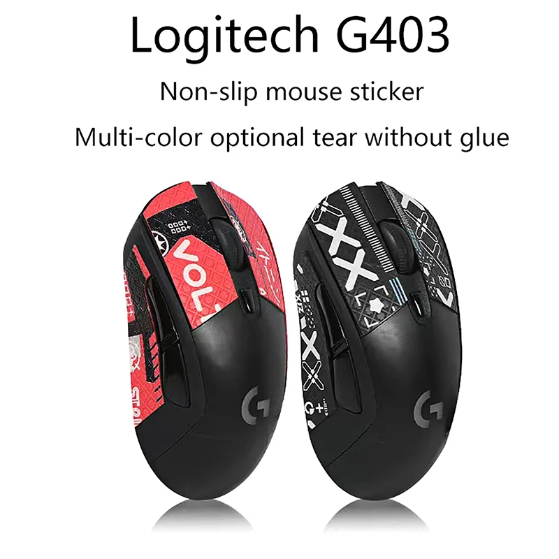 Soft Comfortable Anti-skid Stickers For Mouse Lizard Skin Sweat Absorbent Sticker Compatible With G403 G603 G703 Mouse-F(x)