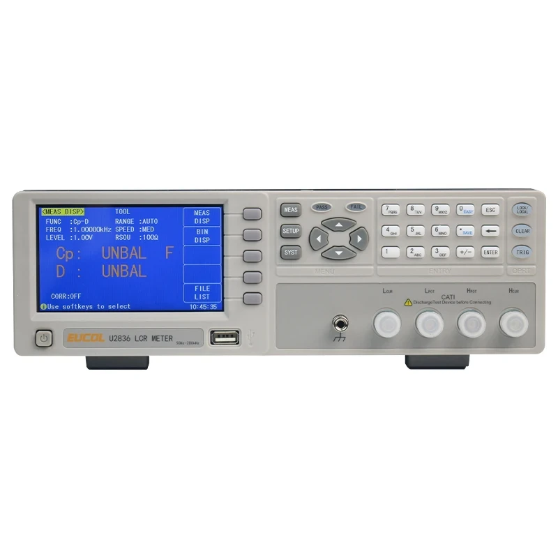 LCR digital bridge tester 50-200kHz resistance, capacitance, and inductance tester