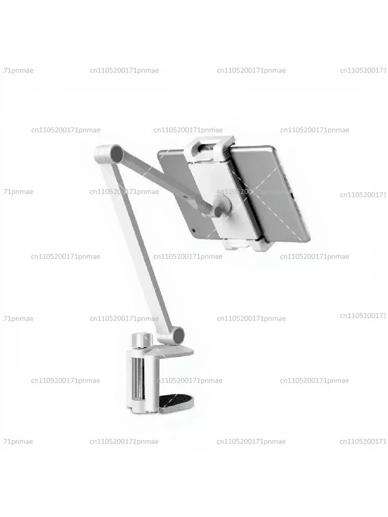 Tablet Stand Multifunctional Aluminum Alloy Foldable Holder for Tablets and Phones Live Streaming Bedside Use