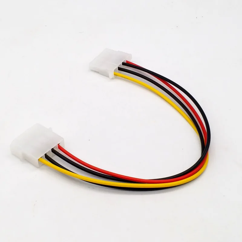 1 pz IDE 4 Pin Molex femmina a 4 Pin femmina connettore di prolunga di alimentazione cavo IDE 4 Pin femmina a femmina cavo 30cm