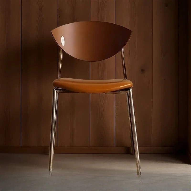 Italian medieval dining chair Nordic retro style home milk tea shop commercial designer restaurant chair