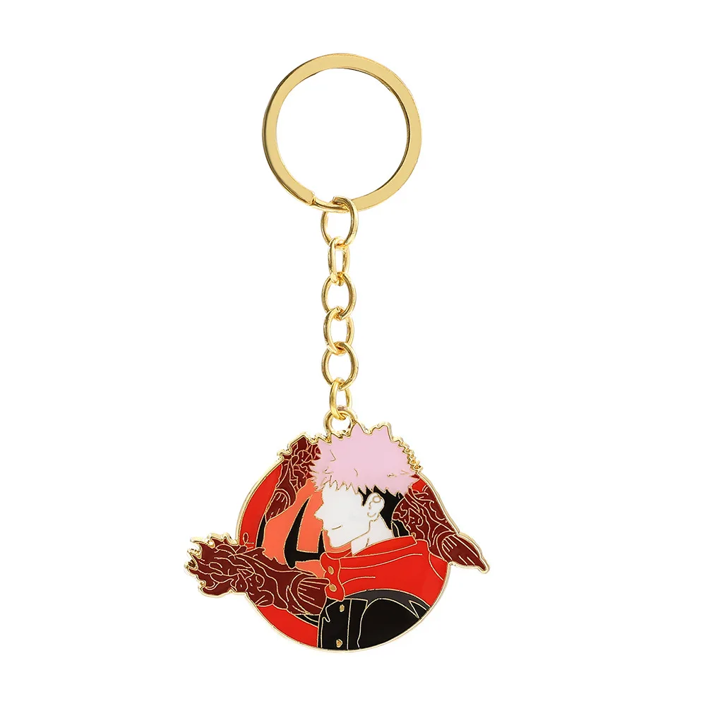 Chaveiro Jujutsu Kaisen Gojo Satoru Anime Yuji Itadori, Acessório para Bolsa e Carro, Brinquedo da Moda
