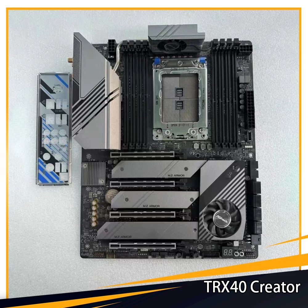 

TRX40 Creator DDR4 128 ГБ E-ATX Поддержка X3960 X3970X X3990 для настольной материнской платы ASRock