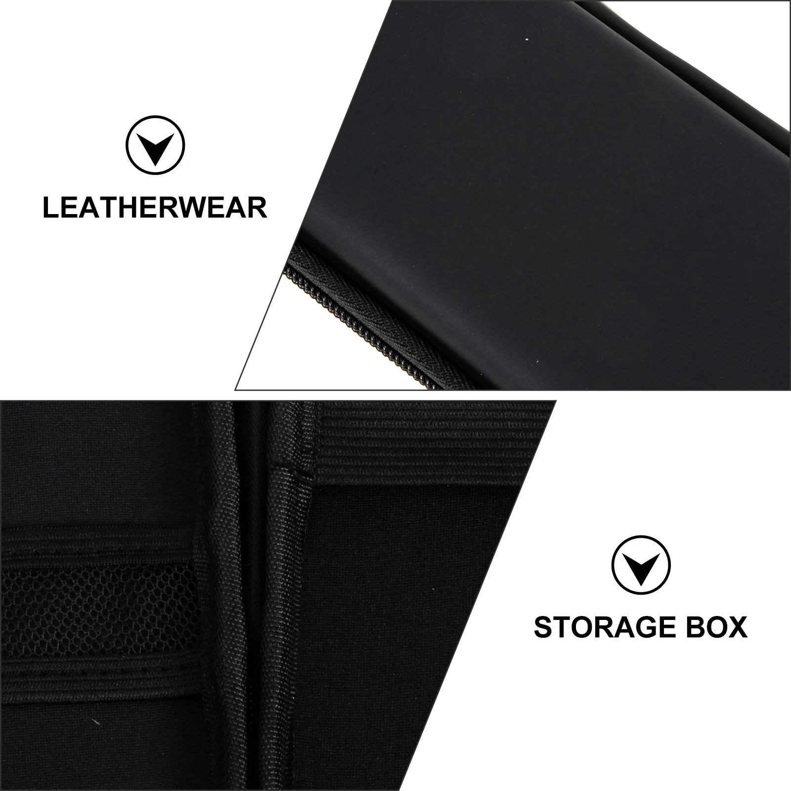 

Eva Harmonica Storage Case Black Durable Shockproof Protective Bag Carrying Pouch Travel Storage Box with Zipper