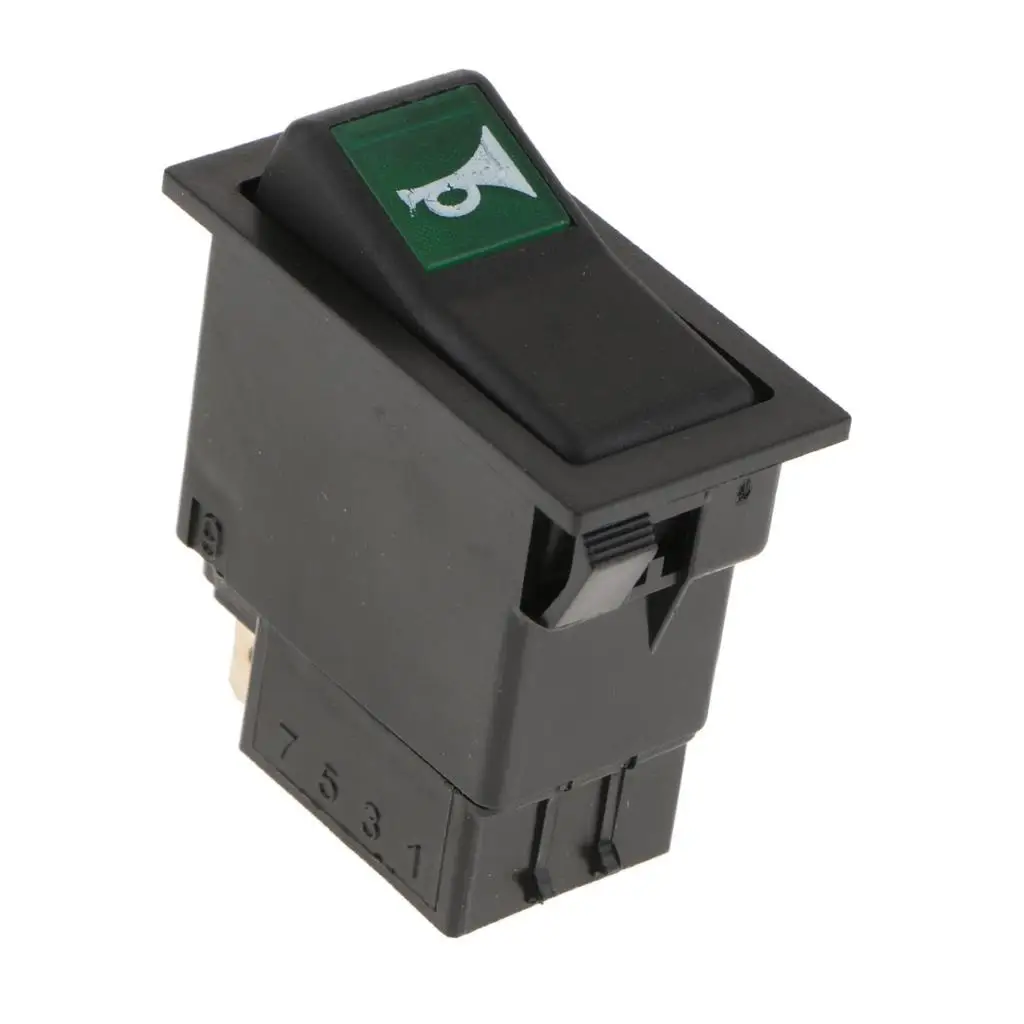 2Pins Car Engineering Train Horn Rocker Kippschalter Ein Aus