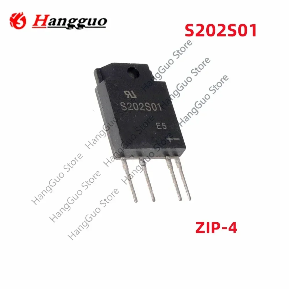 2PCS/Lot Original S202S01 S202S01F ZIP-4 Solid state relays
