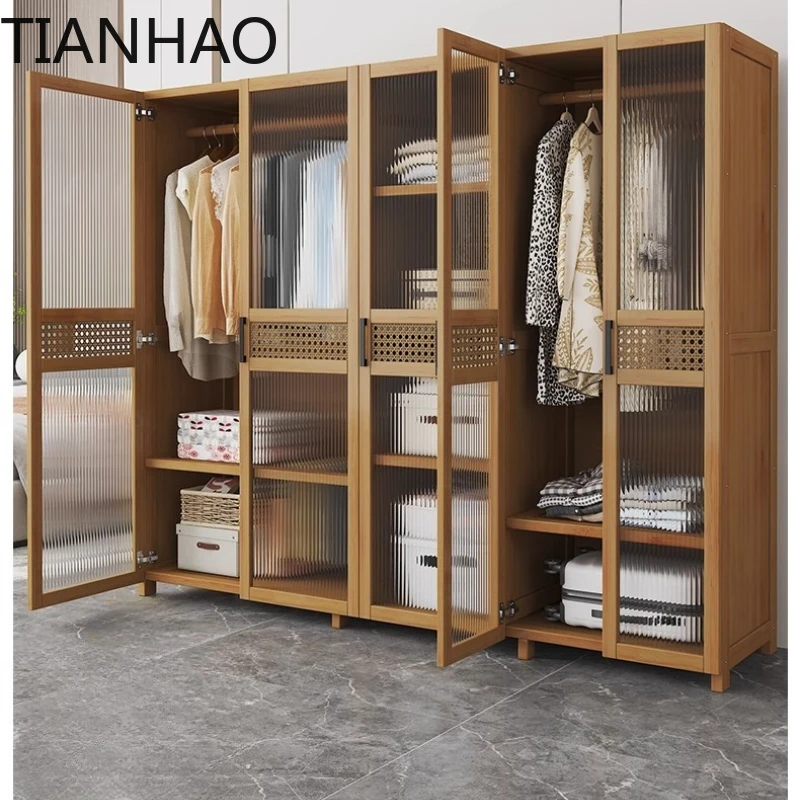 Living Room Garment Wardrobes Storage Cupboards Dressing Economic Double Designer Bedroom Schrank Schlafzimmer House Furnitures