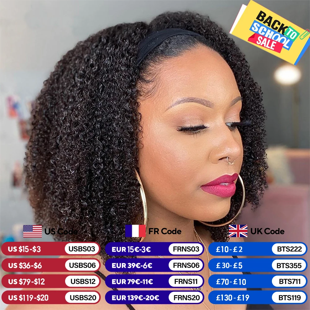 #27 Popular Human Hair Headband Wigs Choices