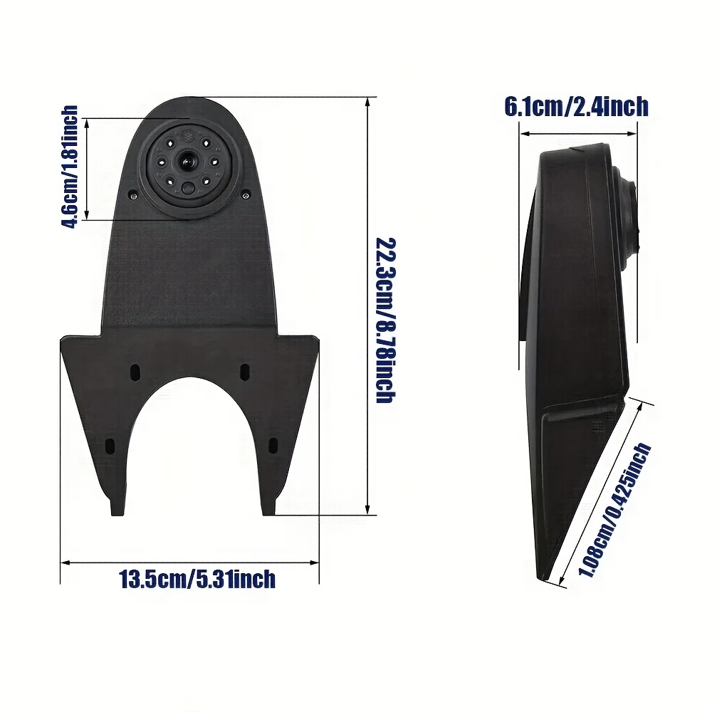 Universal High Brake Light Camera for Vehicles Featuring a Wide-Angle Lens, Night Vision, for Rvs, Ford, VW Sedans And Vans