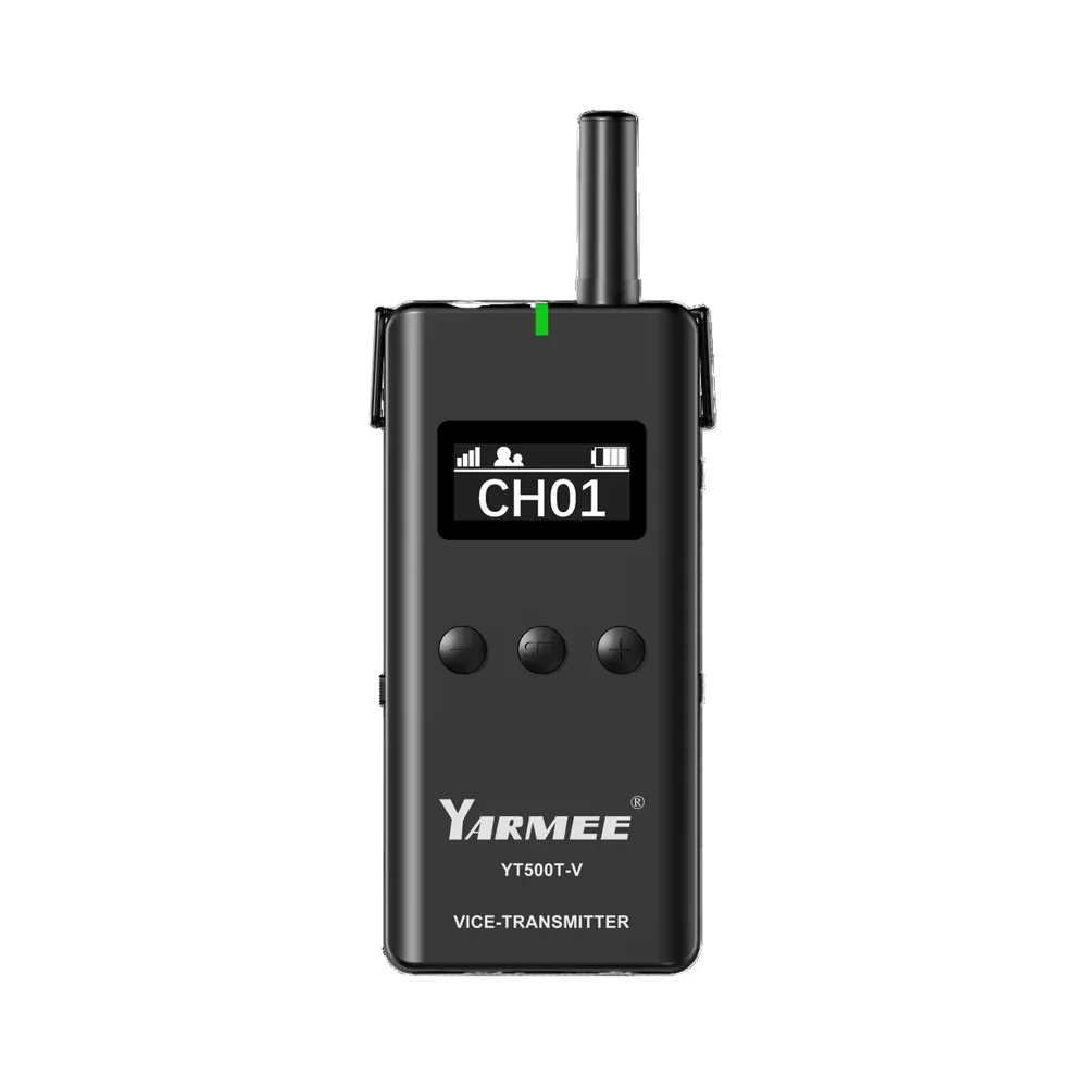 Portable Tour Guide Walkie Talkie System 3000mAh Battery 200m Range 5W Power 24 Hours Operation ISM 2.4GHz Frequency Improved
