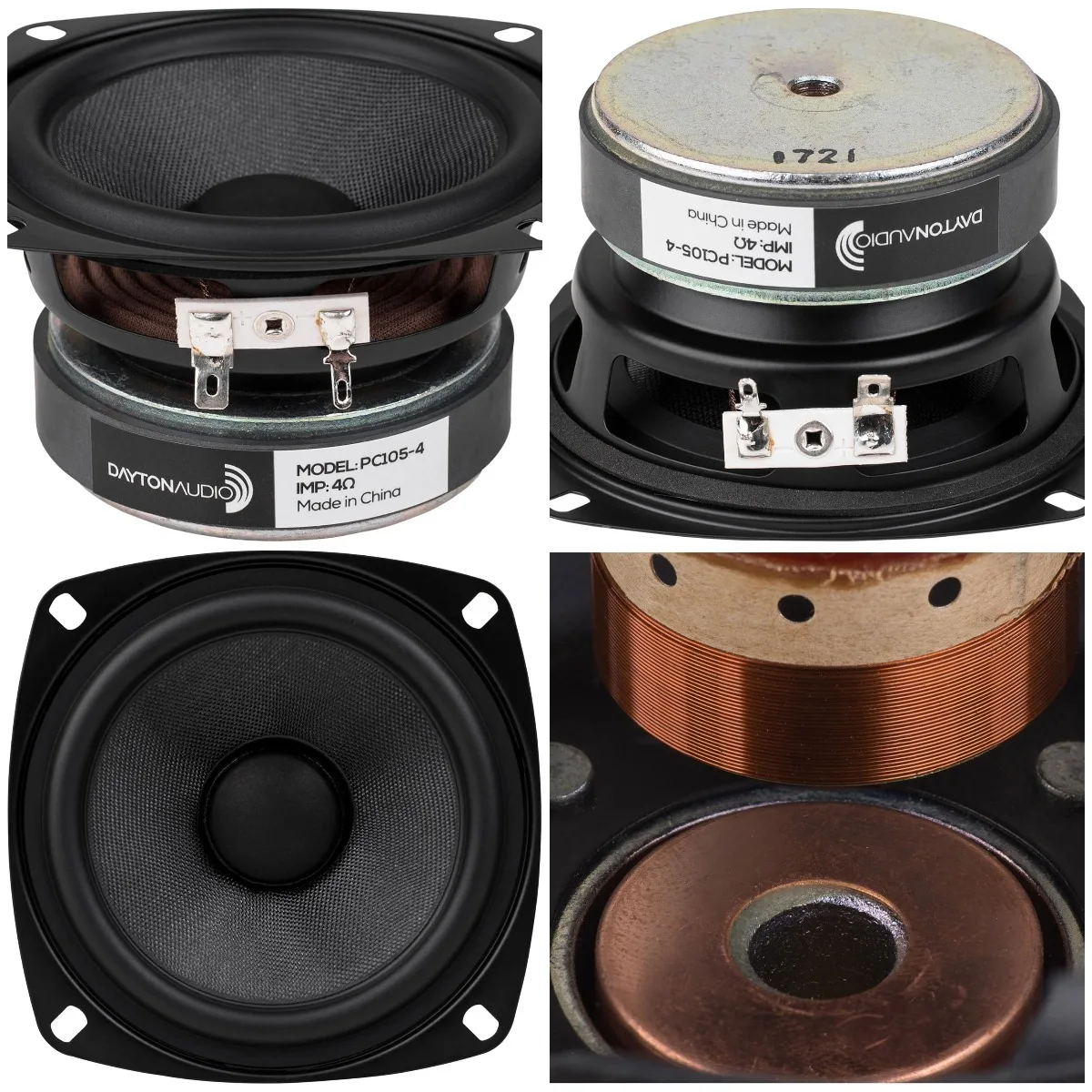 

PC105-4 4' Full-Range Poly Cone Driver