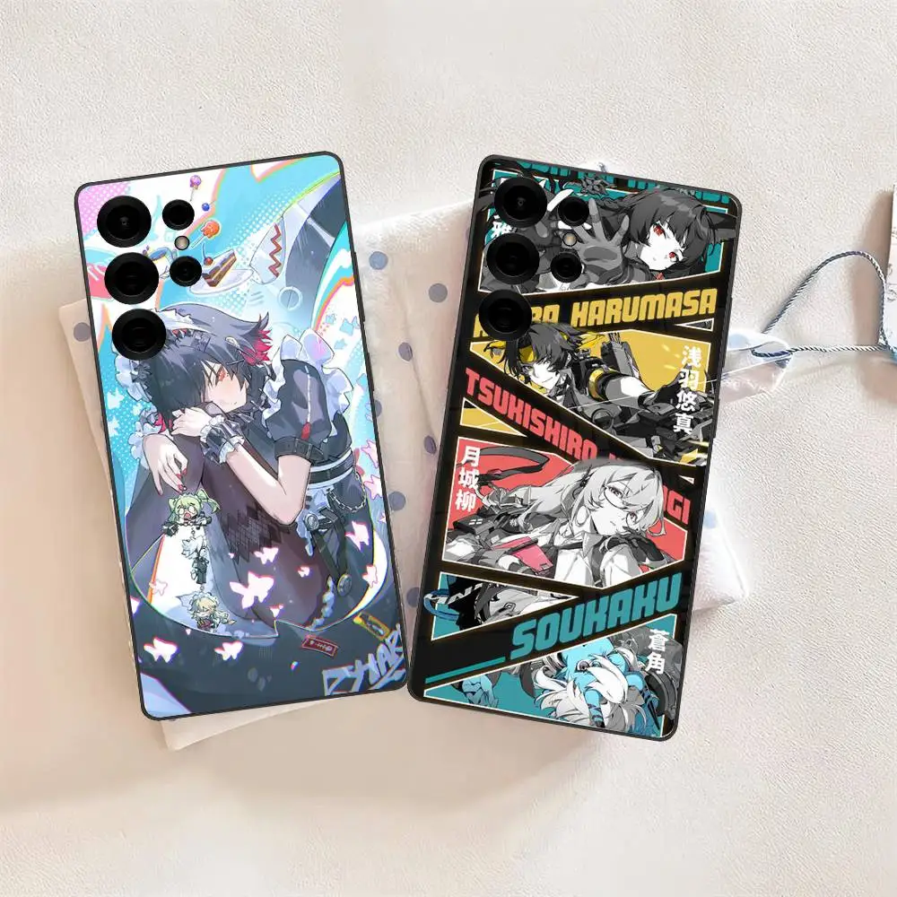 حافظة هاتف Zenless Zone Zero ZZZ لهاتف سامسونج S 24 Fe 25 Ultra Plus 20 Lite 21 30 22 23 24 22 Ultra 5G Fundas