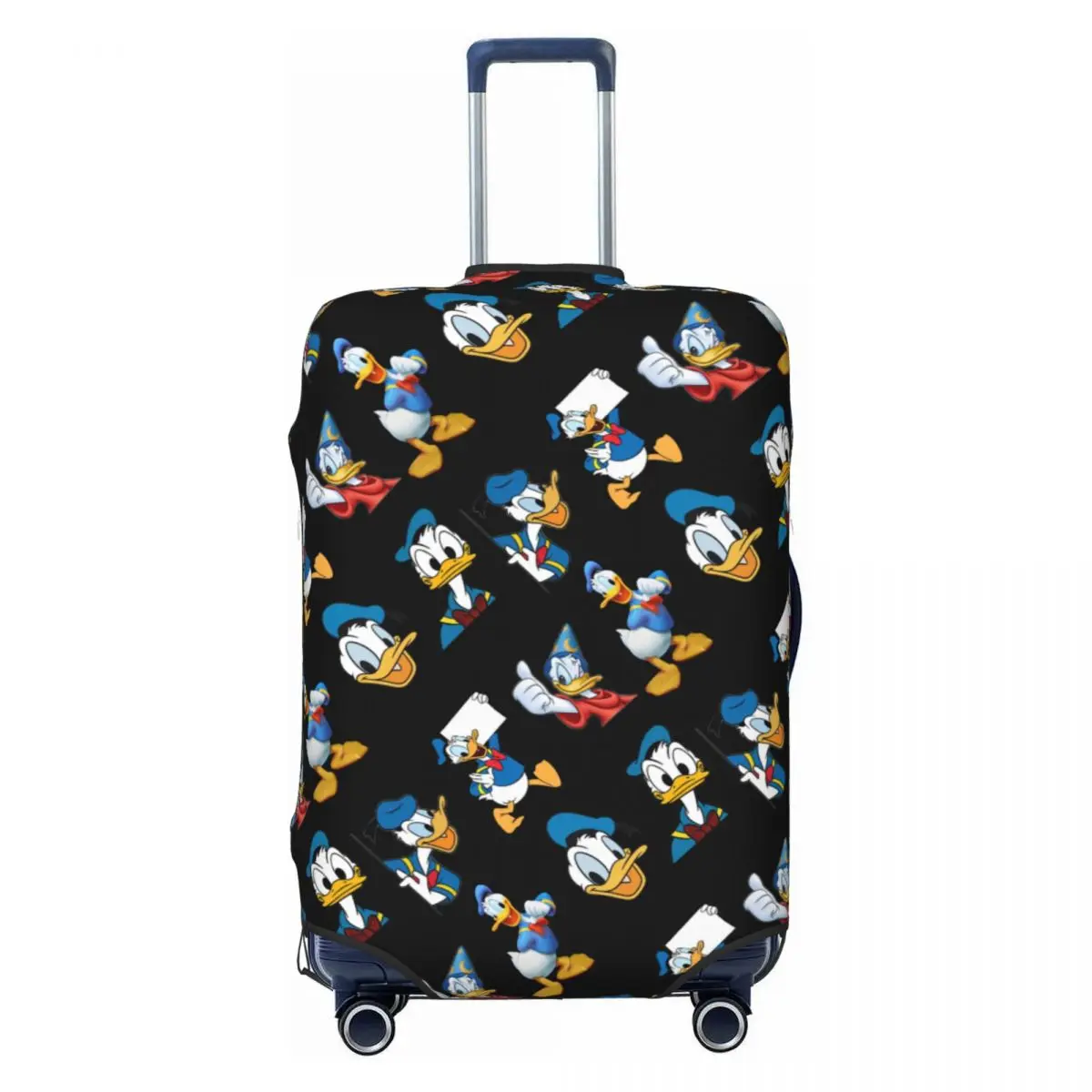 

Donald Duck Comics Luggage Cover Elastic Cartoon Travel Suitcase Protective Covers Fits 18-32 Inch