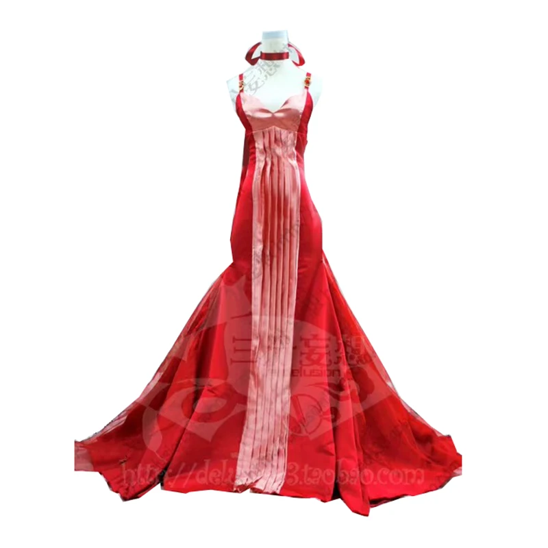 

Princess Meiou Setsuna red Dress Cosplay Costume Wedding dress customized for Halloween Christmas for Men Women party costume