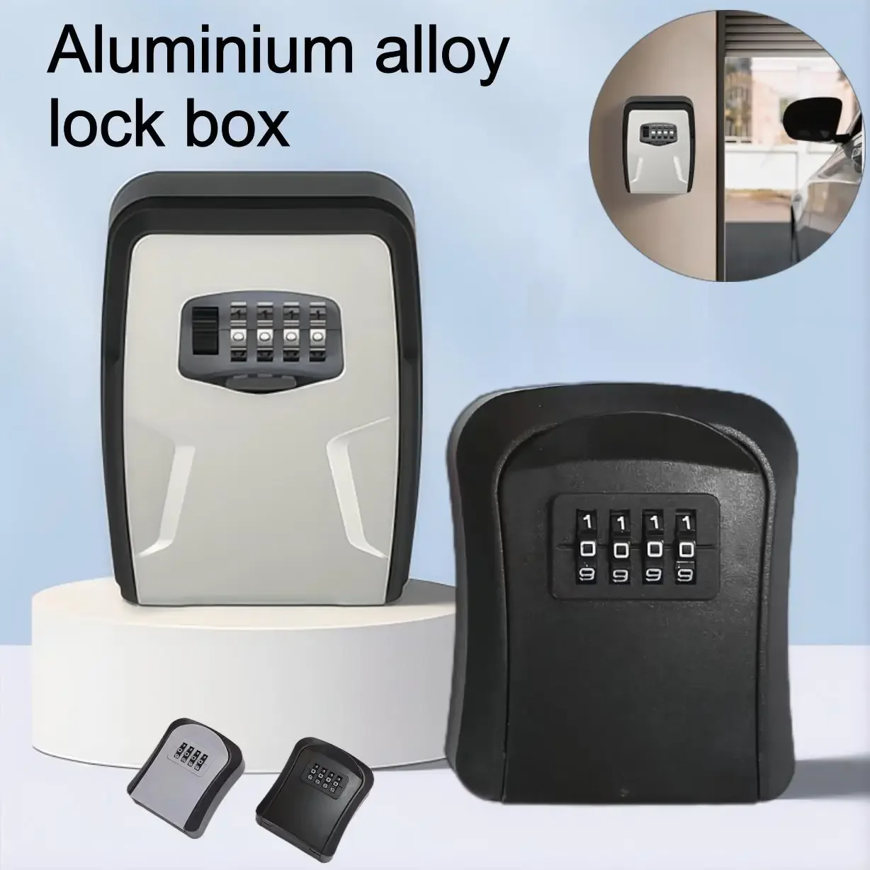Password Lock Box Anti-theft Home Cat Eye Storage Management Decoration Password Secure Durable Wall Mounted Password Key 2027