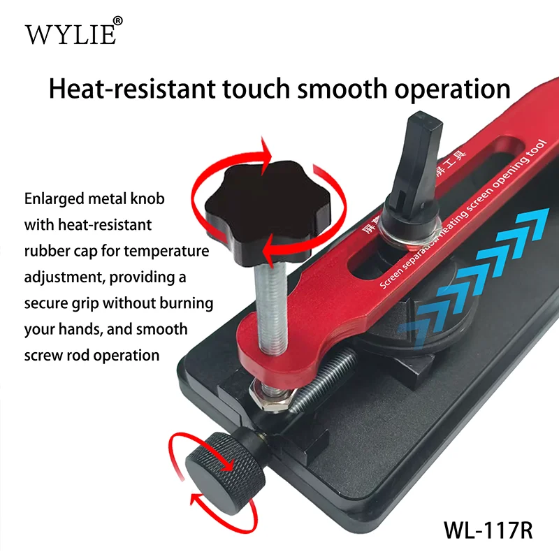 

WYLIE WL-117R Screen Separation Heating Screen Opening Tool Anti-scratch Protective Pad Phone Repair Tools