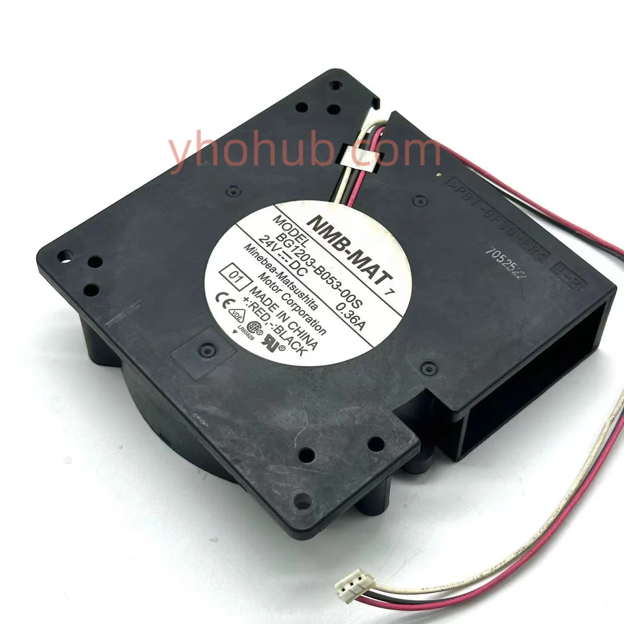 NMB-MAT BG1203-B053-00S DC 24V 0.36A 120x120x32 مللي متر 3-سلك الخادم مروحة التبريد