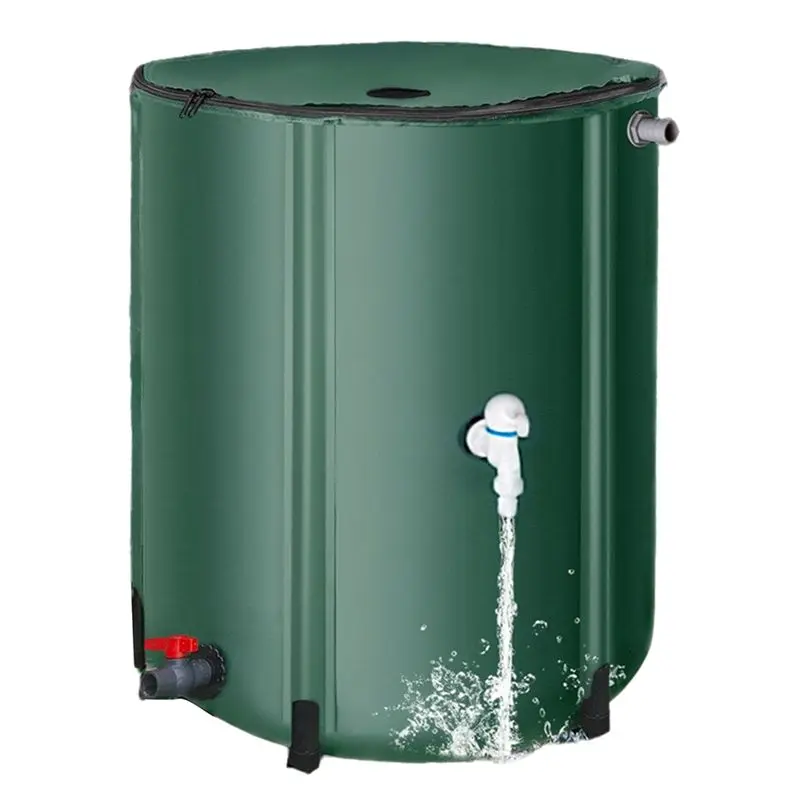 AEE2-Rainwater Recycling Water Storage Tank Garden Irrigation Bucket Collection Container Garden Water Storage Barrel