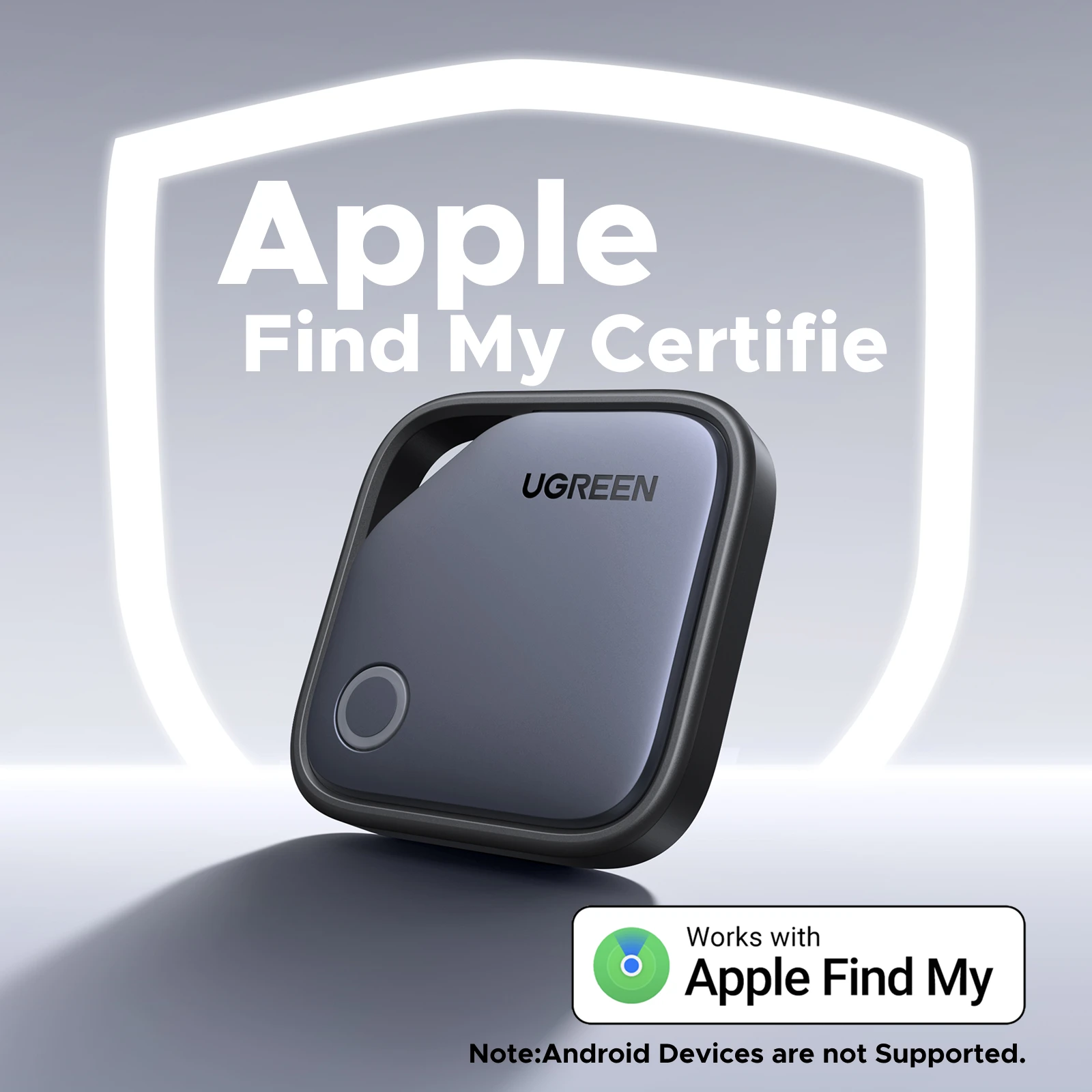 【2-Pack】 Smart Tag Bluetooth Tracker, Keys Finder Item Locator SmartTag Up to 2 Year Battery For iPhone Apple Find My (only IOS)