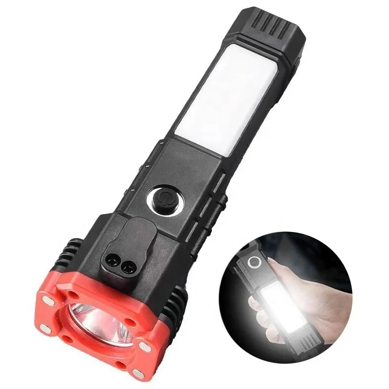 Lanterna Recarregavel 4x1 Power Bank LED 3W Torch