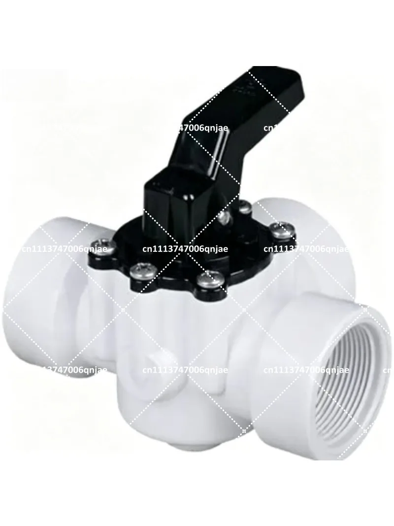 Professional 1.5 Inch 3-Way Pool Diverter Valve, Heavy Duty PVC Splitter for Swimming Pool Water Flow Control