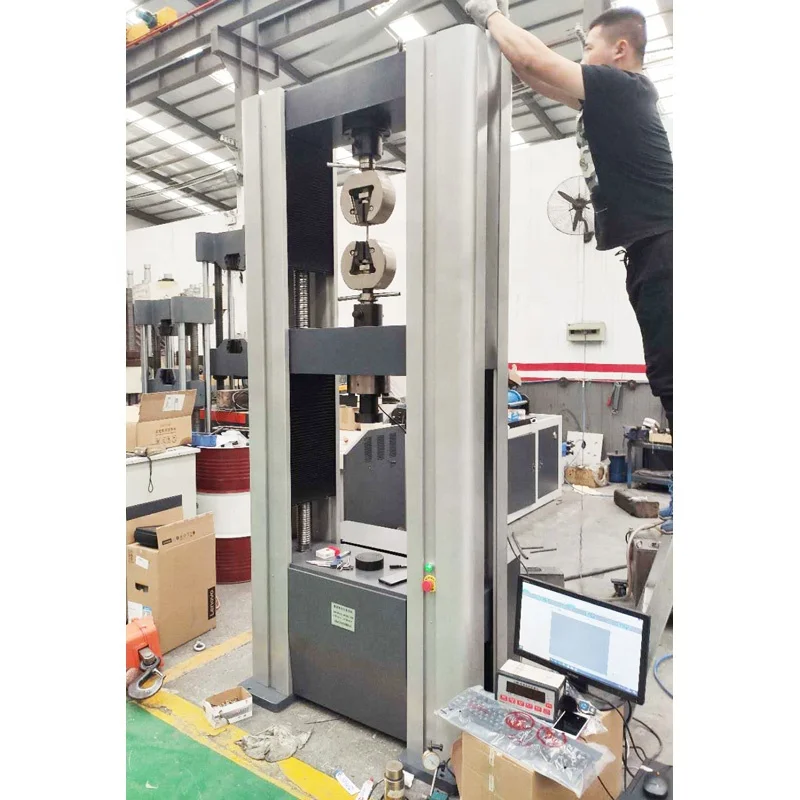 10Ton Electronic Universal Material Testing Machine 100kn Wire Tensile Strength Tester