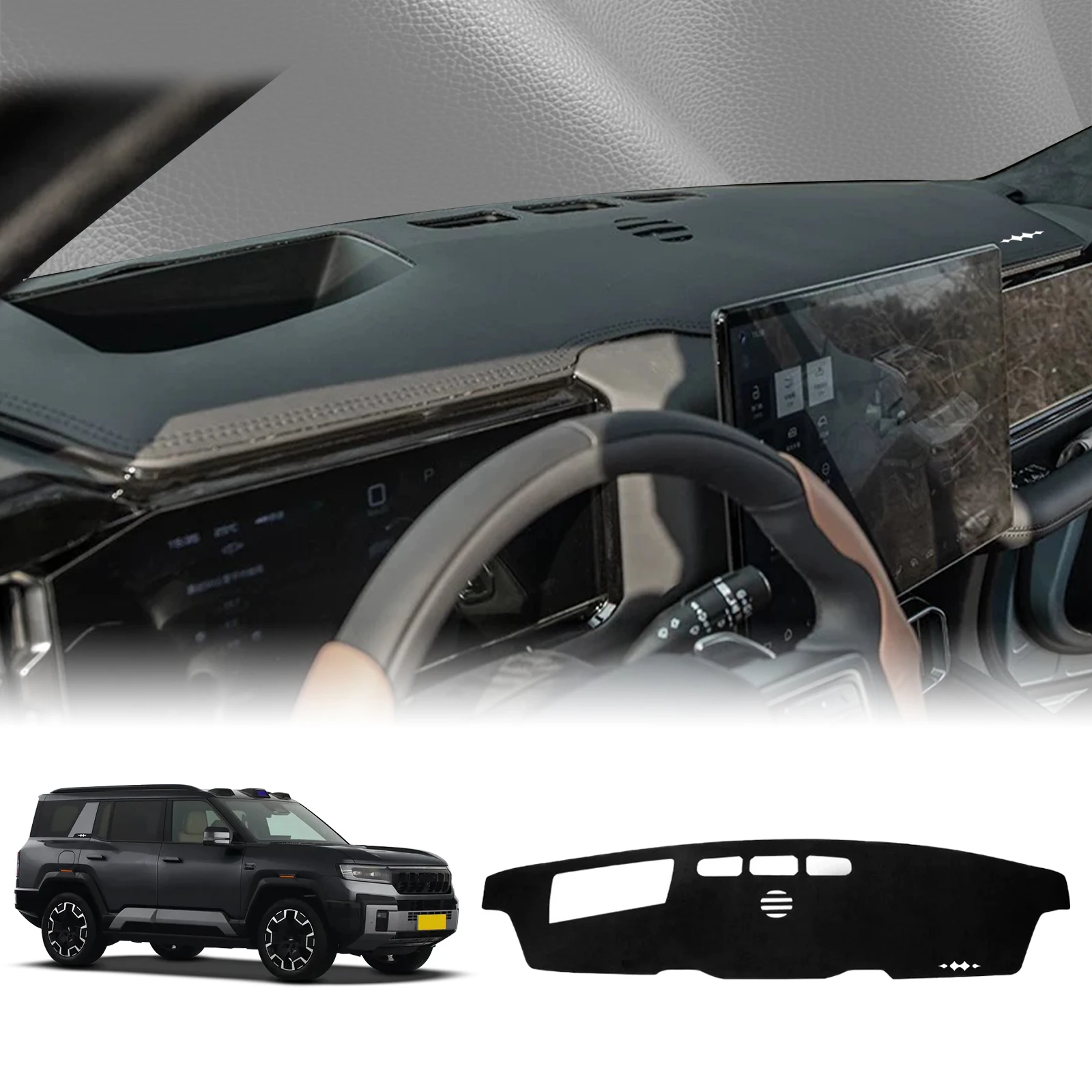 Fit for BYD Equation Leopard 8 2025 2026 DENZA B5 Car Dashmat Dashboard Cover Pad DashMat Sunshade Protective Carpet Accessories